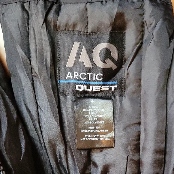 Blue and Black Kids Winter Jacket and Snow Bib Set - Picture 6 of 8